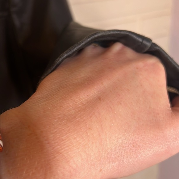 Adler Collection Vintage Black Button Up Leather Jacket, Women’s Size XL - Picture 7 of 15